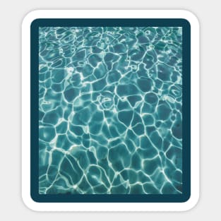 Blue Ocean Waves Sticker